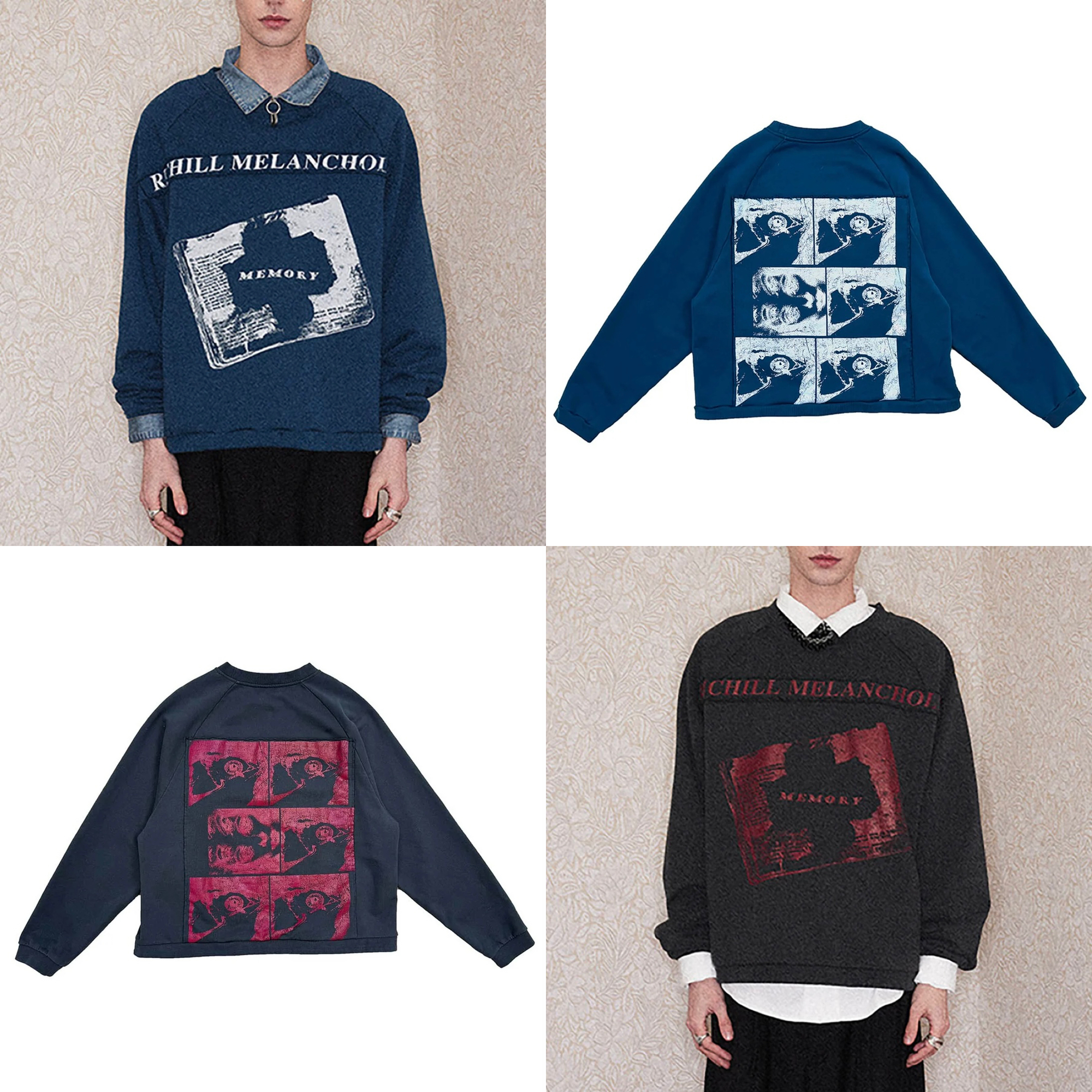 国内で当店のみ RICHILL - Paneled Graphic Print Raglan