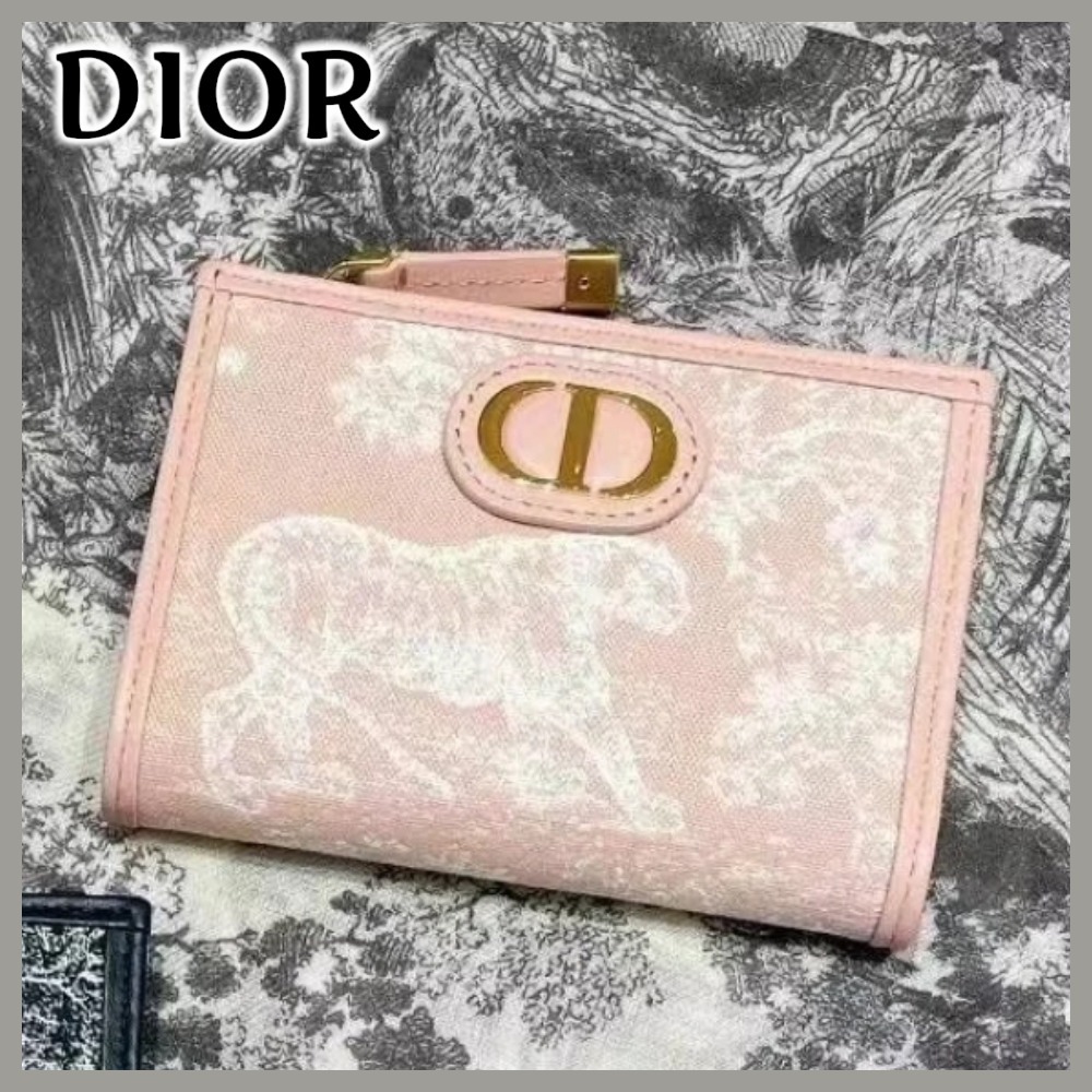 【エレガントにきまる】DIOR 30 Montaigne Dahlia ウォレット