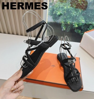 【涼し気オシャレケリーバックル★】HERMES ジューンサンダル