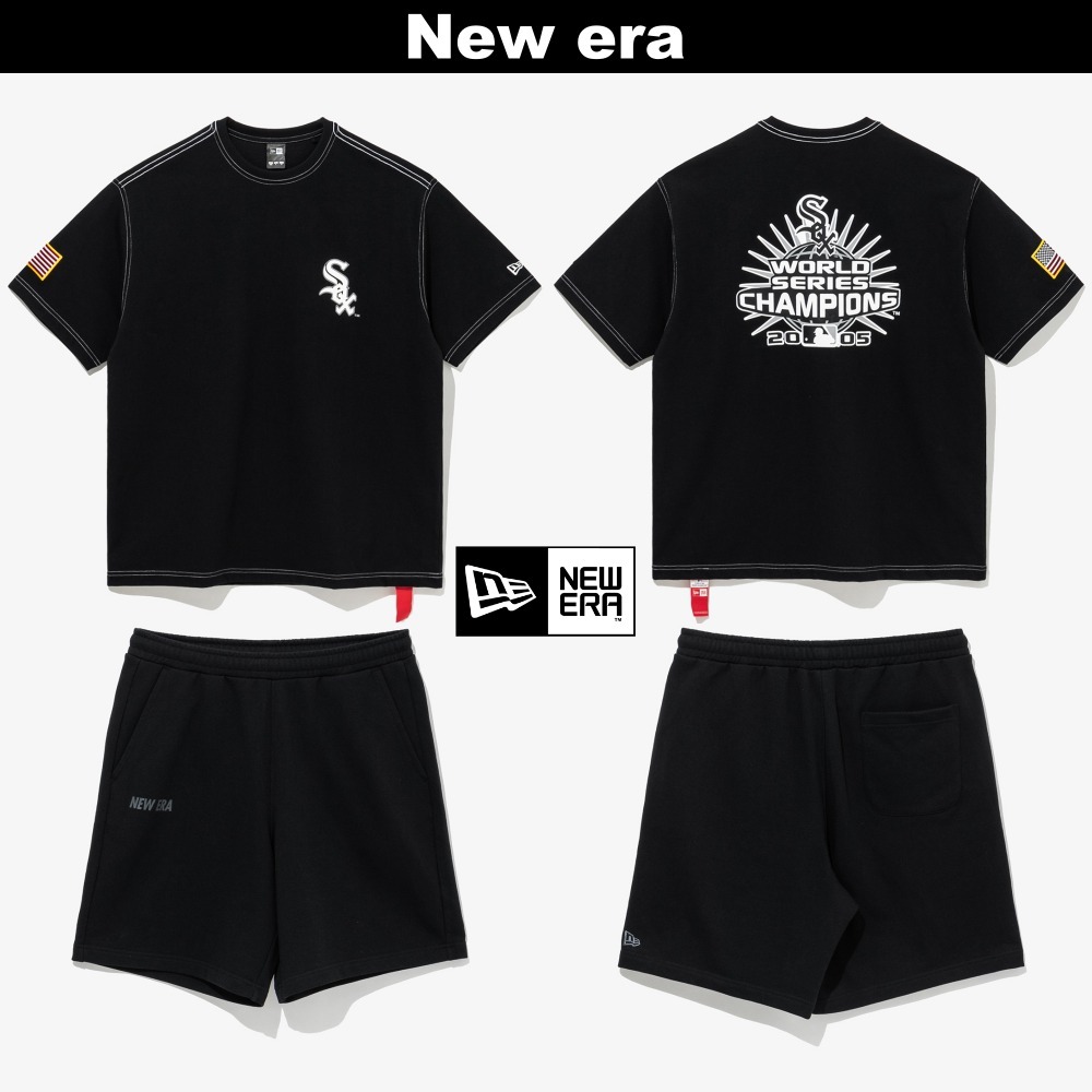 New era 上下セット : MLB 半袖Tシャツ & ショートパンツ