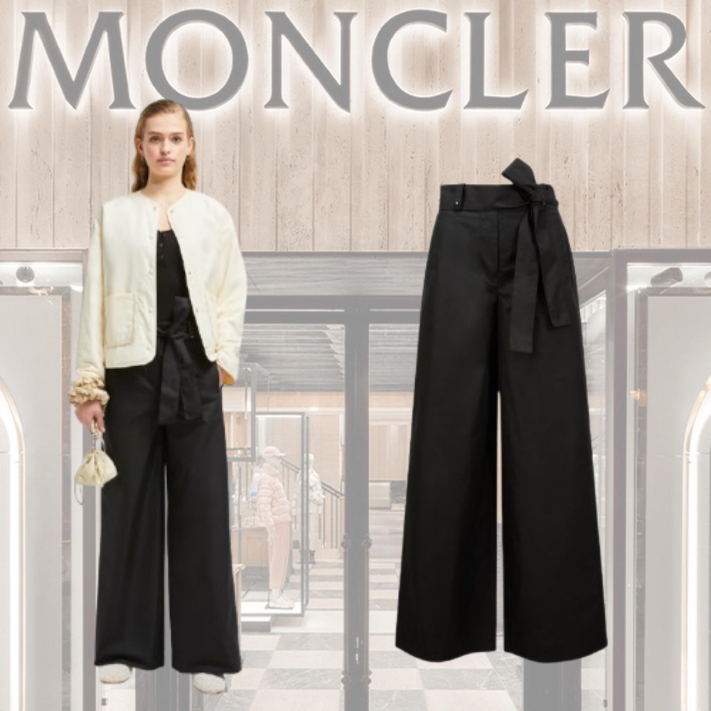 【MONCLER(モンクレール)】Pantaloni con cintura★ベルトパンツ