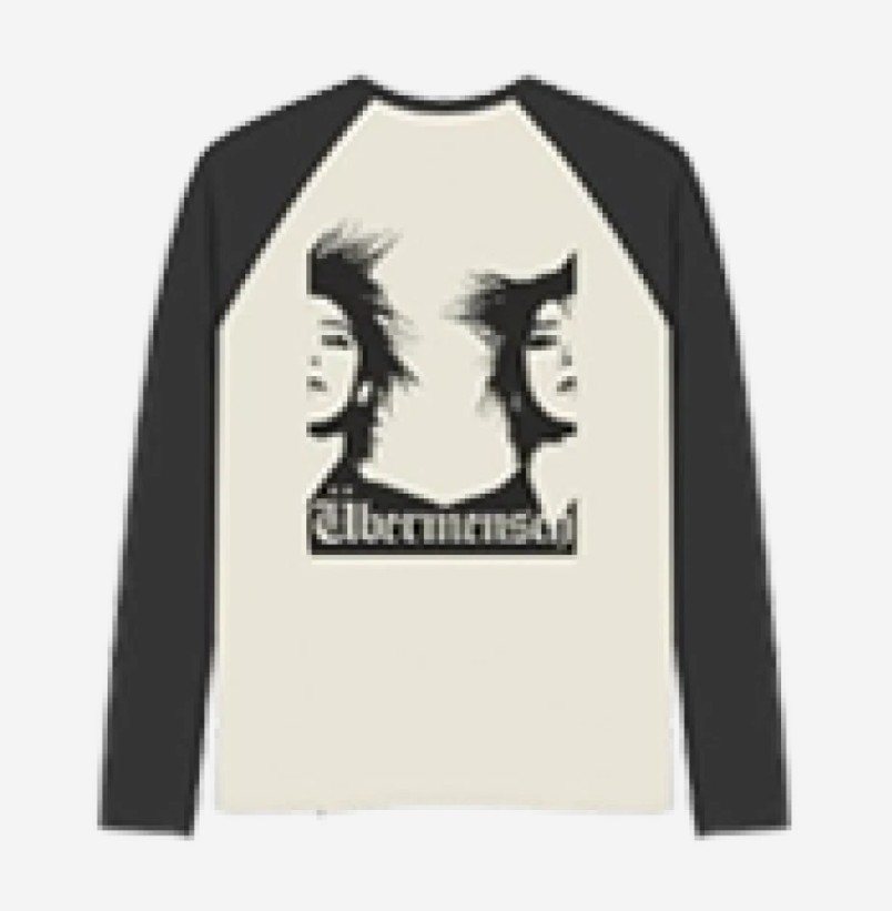 【G-DRAGON】 Ubermensch Raglan Long Sleeved T-Shirt Black
