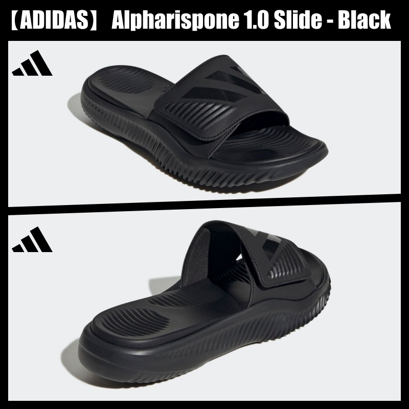 【ADIDAS】Alpharispone 1.0 Slide - Black◆JP5434◆