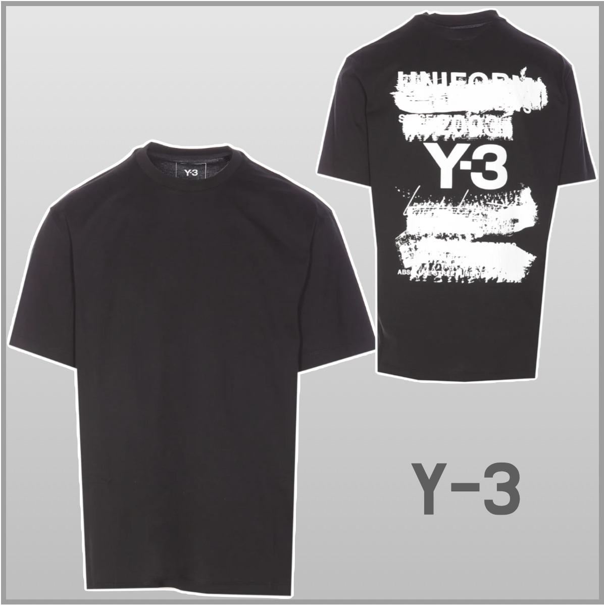 AMIRI】 コットンジャージー Tシャツ ロゴプリント入り