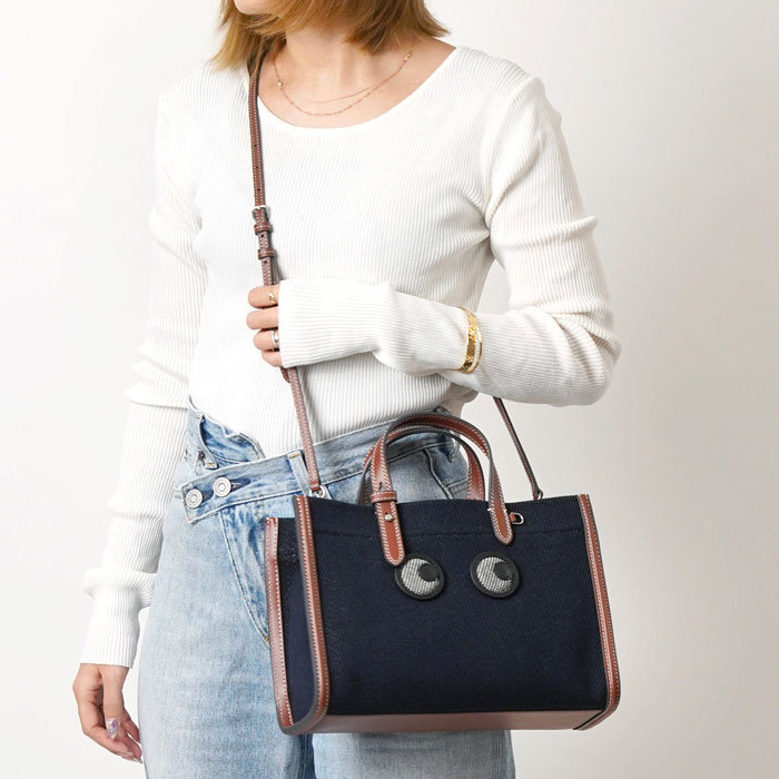 ANYA HINDMARCH ミニアイズ 2wayトートバッグ Mini Eyes 197816