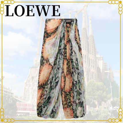 LOEWE直営店レディースシルクパジャマパンツ マルチカラー シルク パジャマ LOEWE(ロエベ) - 海外通販のBUYMA