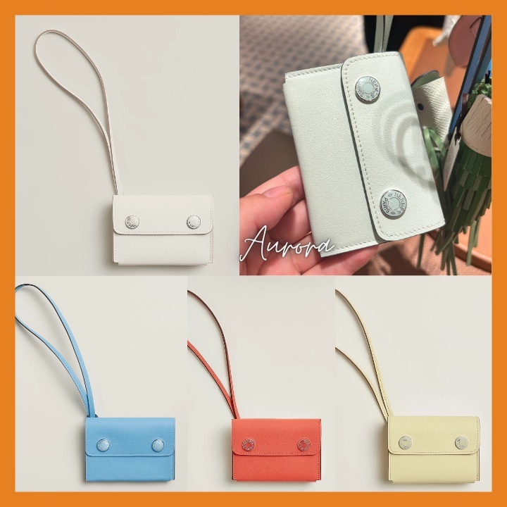 チャームにも[HERMES]Hermesnap エルメスナップ カードホルダー