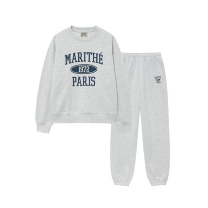 独特の上品 Marithe 上下 スウェット + Girbaud(マリテフランソワ Francois トップス