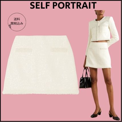 入荷なう XL以上 SELF PORTRAIT(セルフ・ポートレイト) ミニスカート スカート