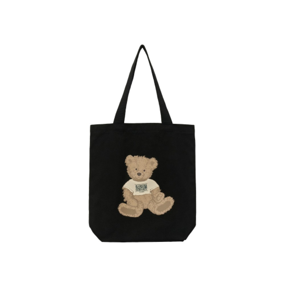 バッグ・カバンその他 Marithe + Francois Girbaud DOODLE BEAR ECO BAG black