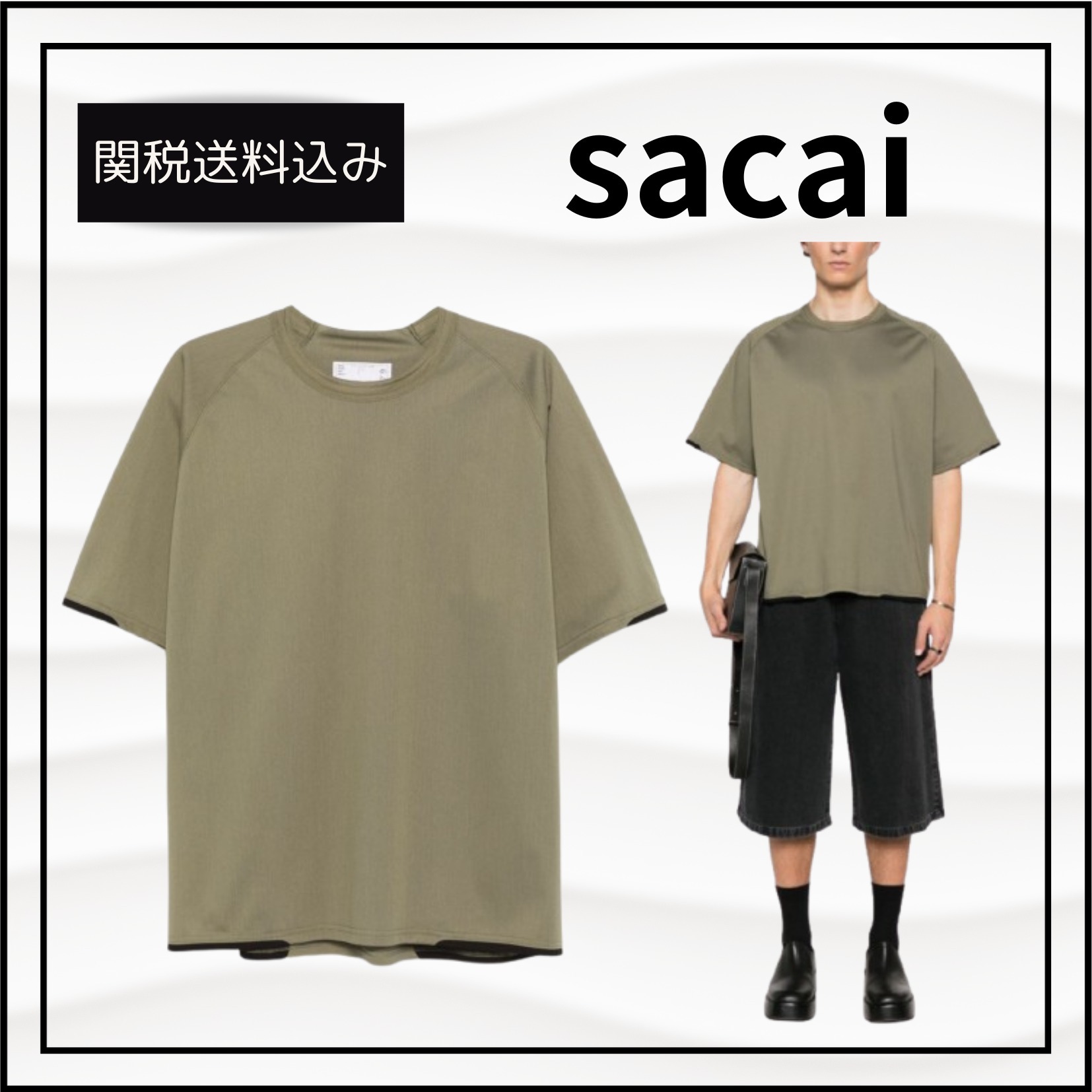 希少◇CHROME HEARTS◇USA スクリプト ロング Tシャツ ホワイト