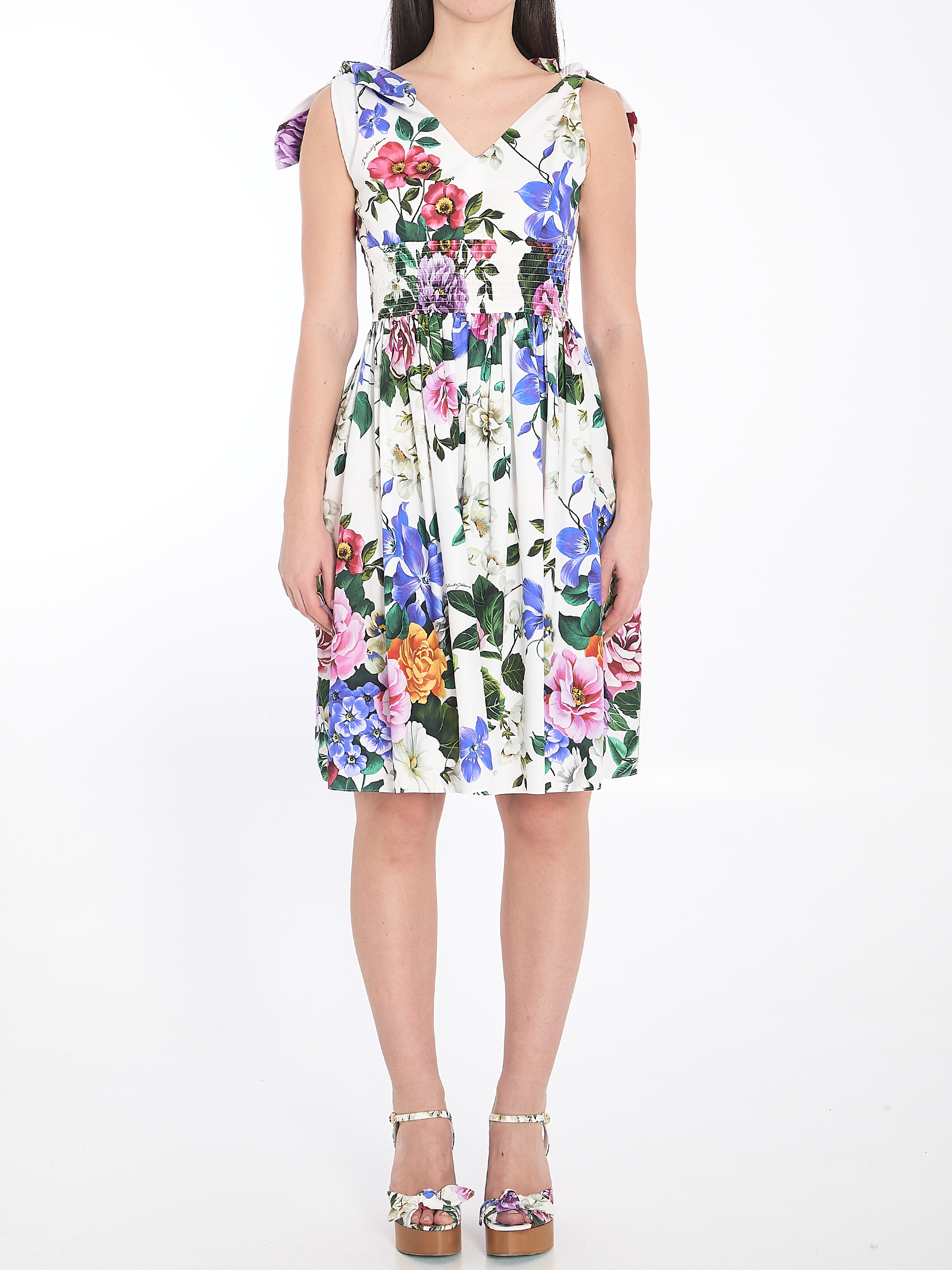 【関税&送料込】Dolce&Gabbana Floral Midi Dress