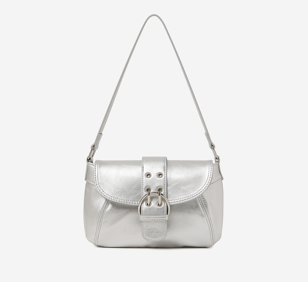 ショルダーバッグ・ポシェット ROSA ROUND BUCKLE BAG (SILVER)