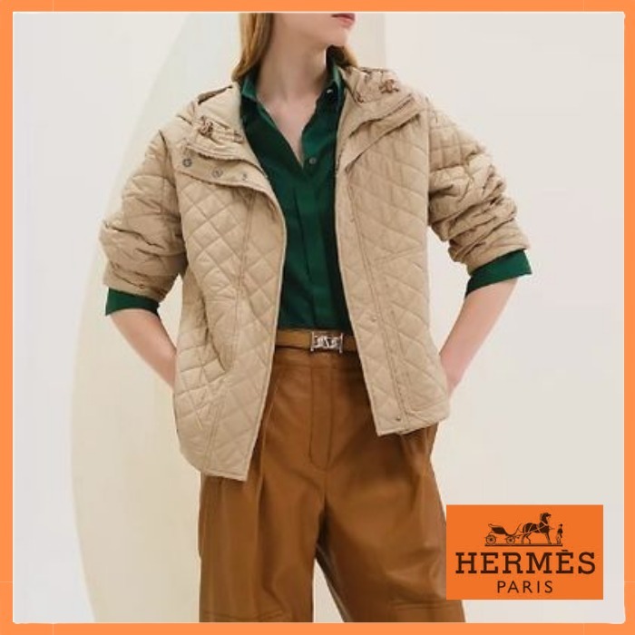 【新作☆大人カジュアル】HERMES キルティング ジャケット