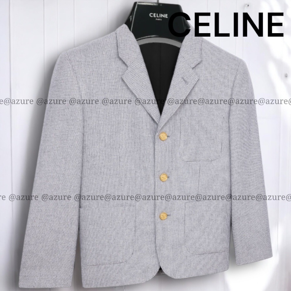 直営ショッパー付♪CELINE トリオンフ カシミア ジャケット