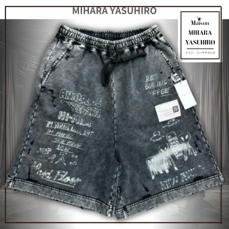 ■ Mihara Yasuhiro ■ブリーチ コットンショートパンツ