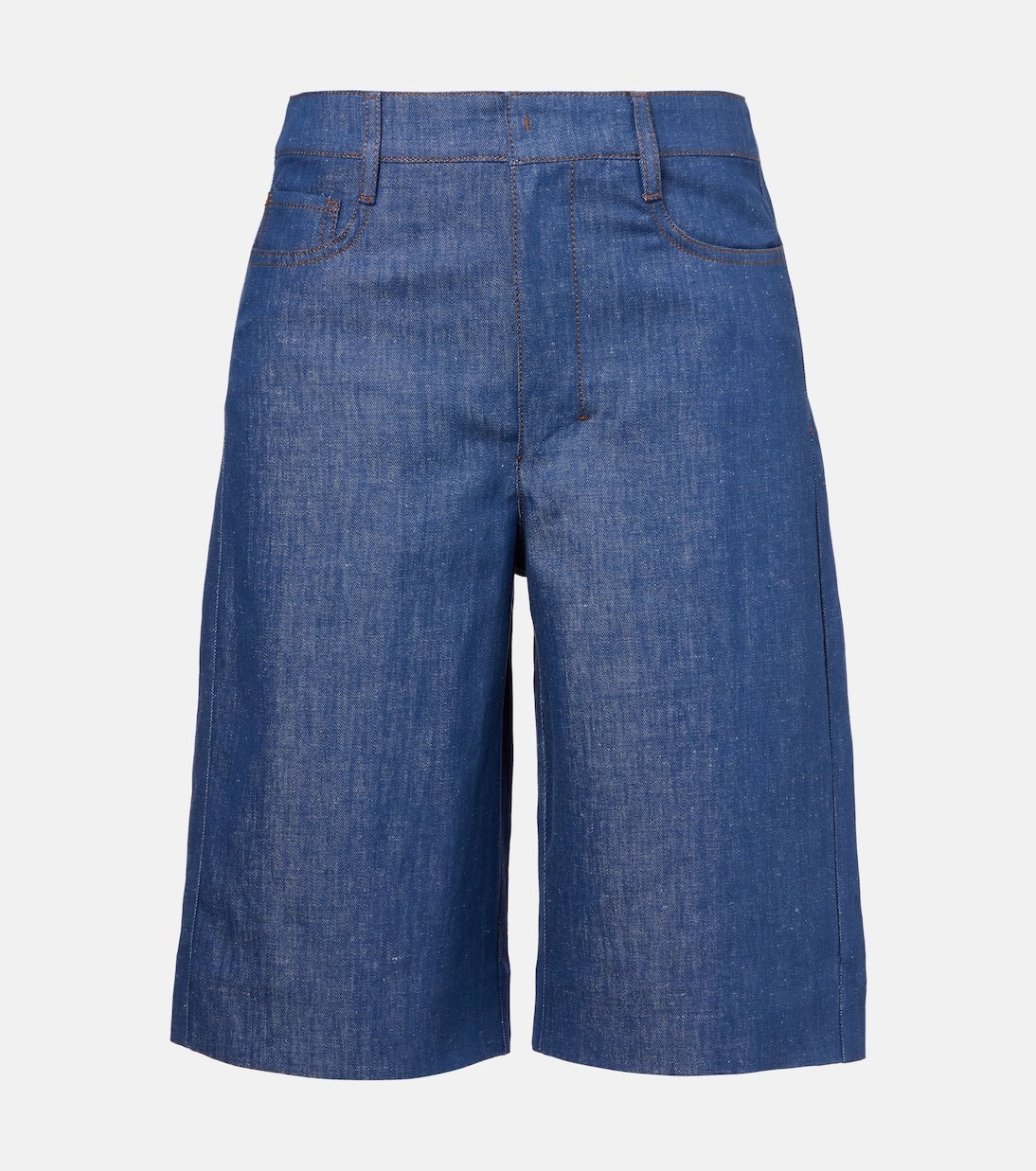 S MAX MARA ERIC [エリック] コットン リネン バミューダ パンツ S Max Mara】Eric コットン リネン バミューダパンツ (S Max