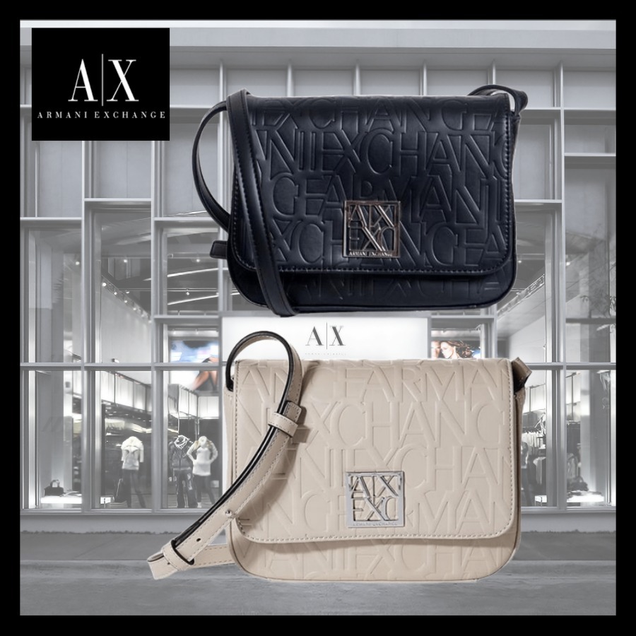 【関税込】ARMANI EXCHANGE ロゴショルダーバッグ