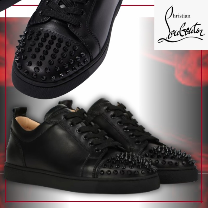■Christian Louboutin■Louis Juniorスパイク レザースニーカー