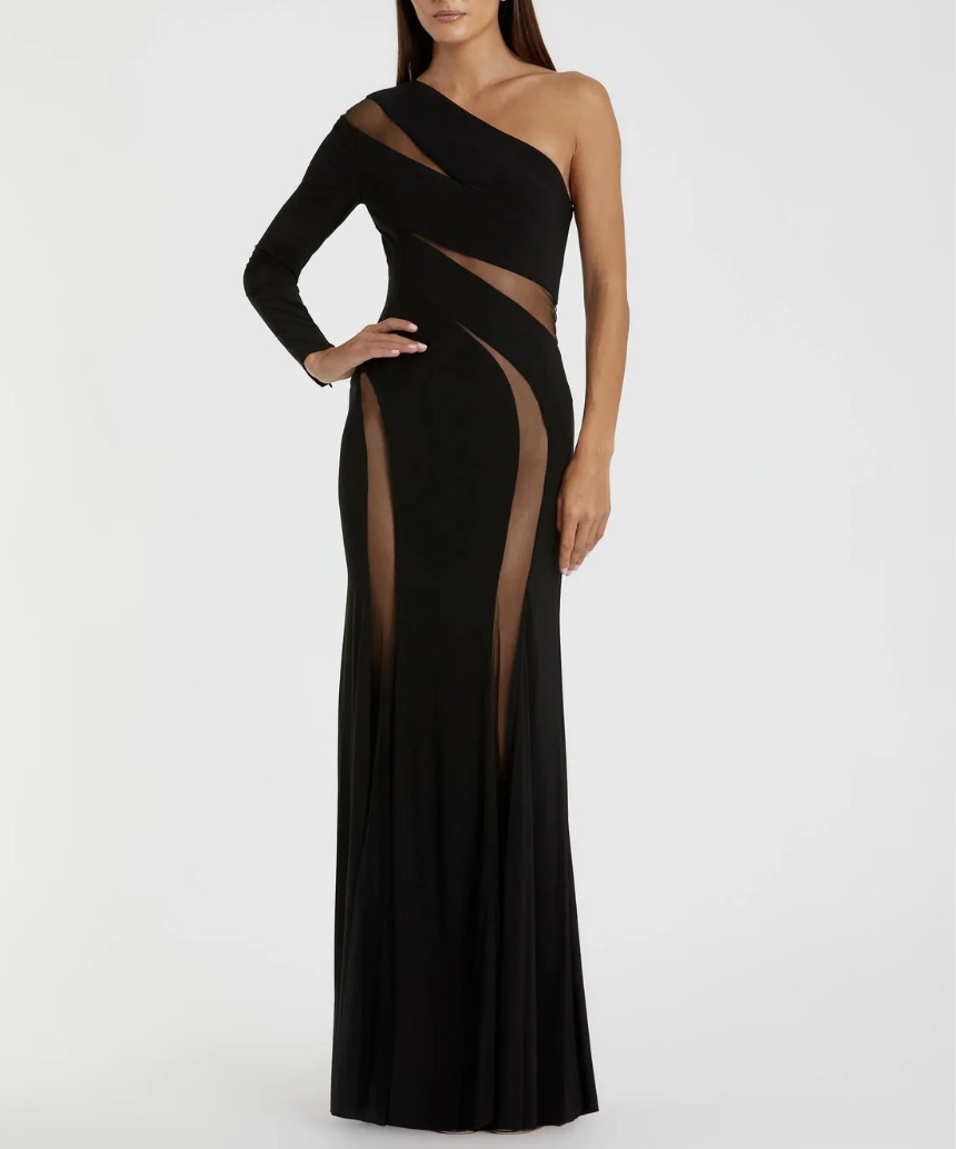 MAC DUGGAL SALE セクシーで先れされたヌーディーデザインドレス