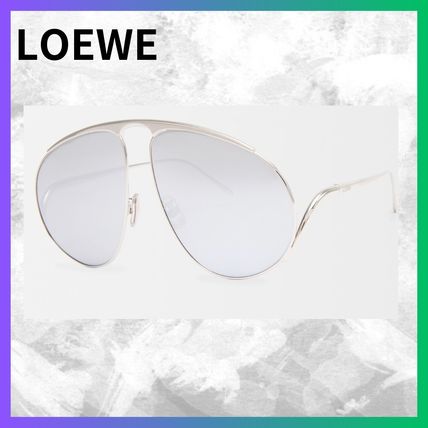 ホワイト（白）系 LOEWE(ロエベ) サングラス(レディース) - 海外