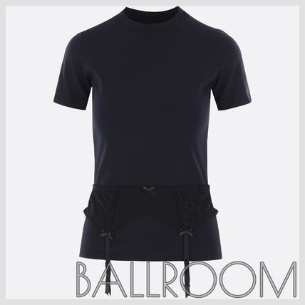 Tシャツ・カットソー BALENCIAGA TSHIRT (828869TNVB2) BALENCIAGA】TURN SLIT オーバーサイズ Tシャツ (BALENCIAGA/T