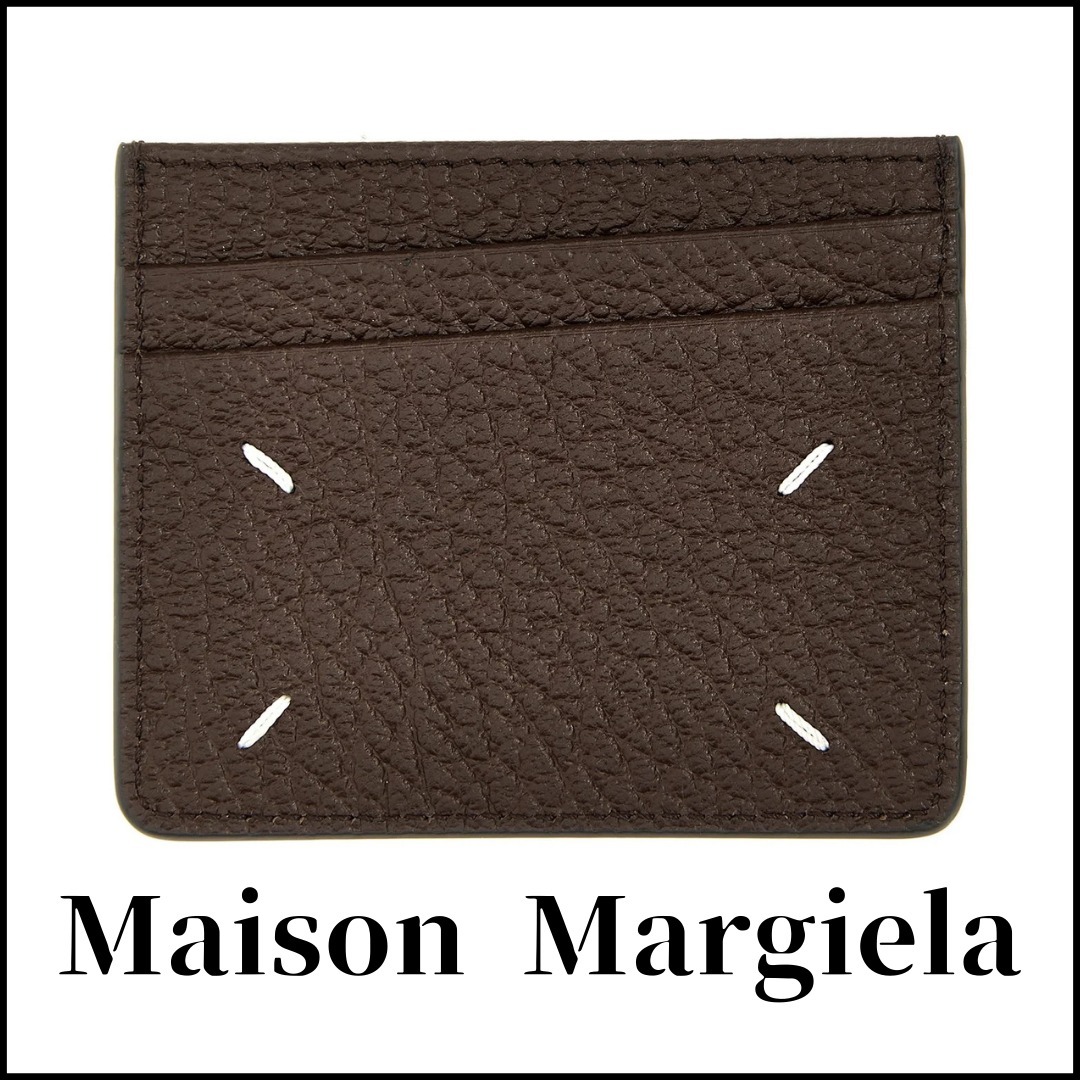 関税込【Maison Margiela】ペブルド エフェクト カードホルダー