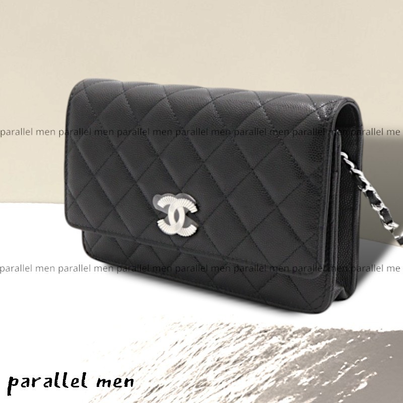 【CHANEL】AP4326 キャビア WOC チェーン ショルダーバッグ