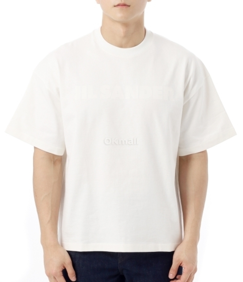 JIL SANDER｜ (Logo T-shirt (J21GC0168 J20243 102))