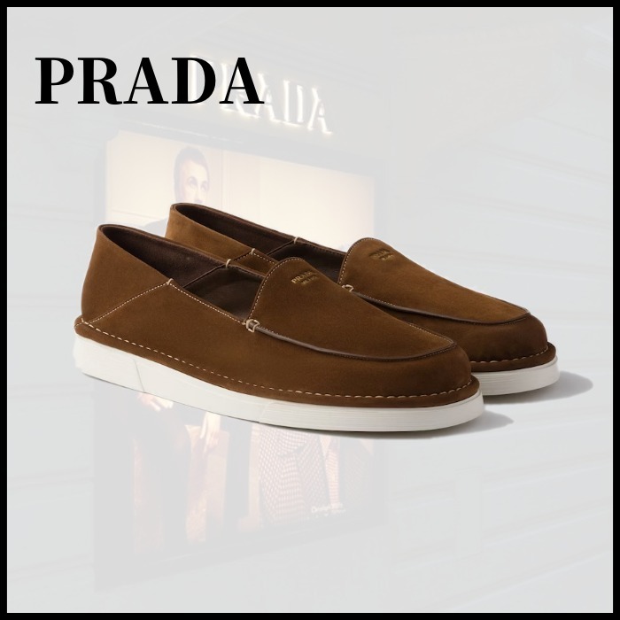 ■PRADA プラダ スエード スリッポン