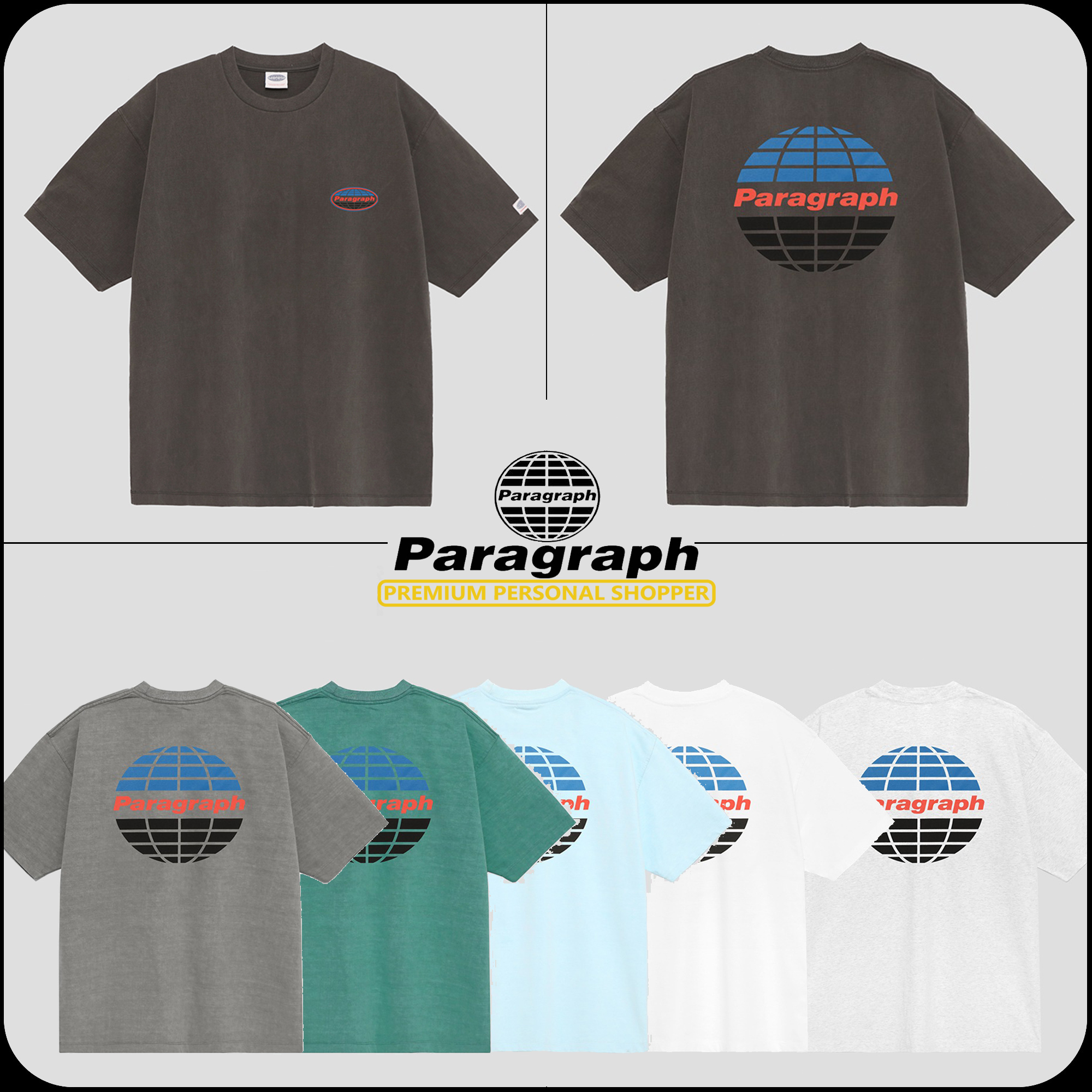 [PARAGRAPH]★25SS★韓国大人気★PARAGRAPH CIRCLE LOGO T SHIRT