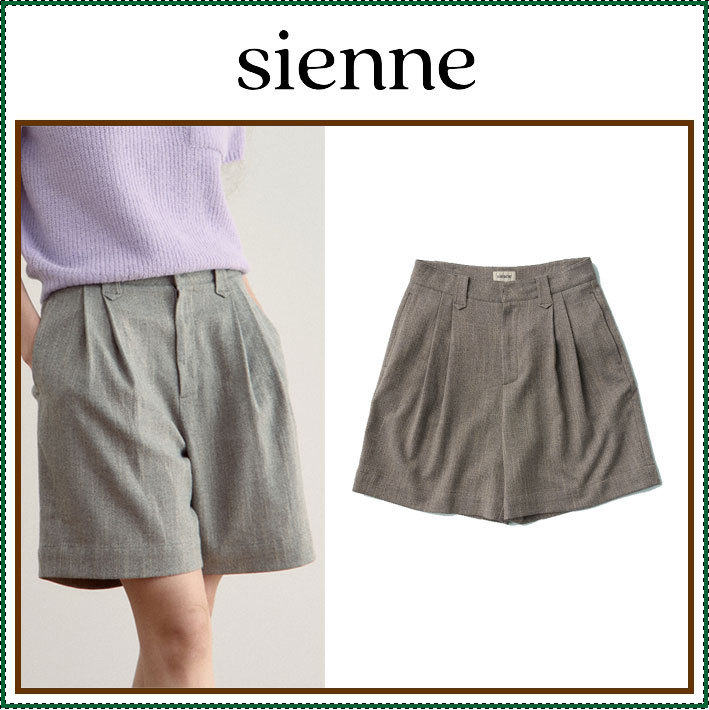 【SIENNE】 Owen Half Wool Shorts /追跡付