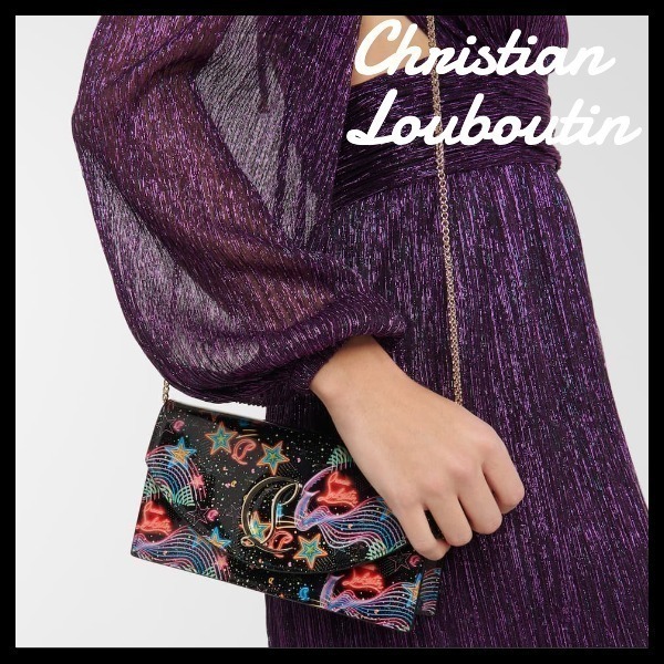 ★Christian Louboutin★Loubi54 パテントレザークラッチ