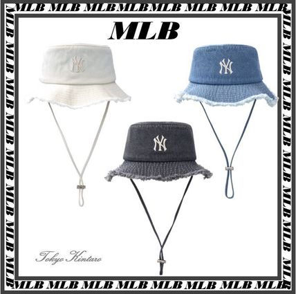 MLB] Color Denim Safari Bucket Hat ☆大人気☆ (MLB Korea