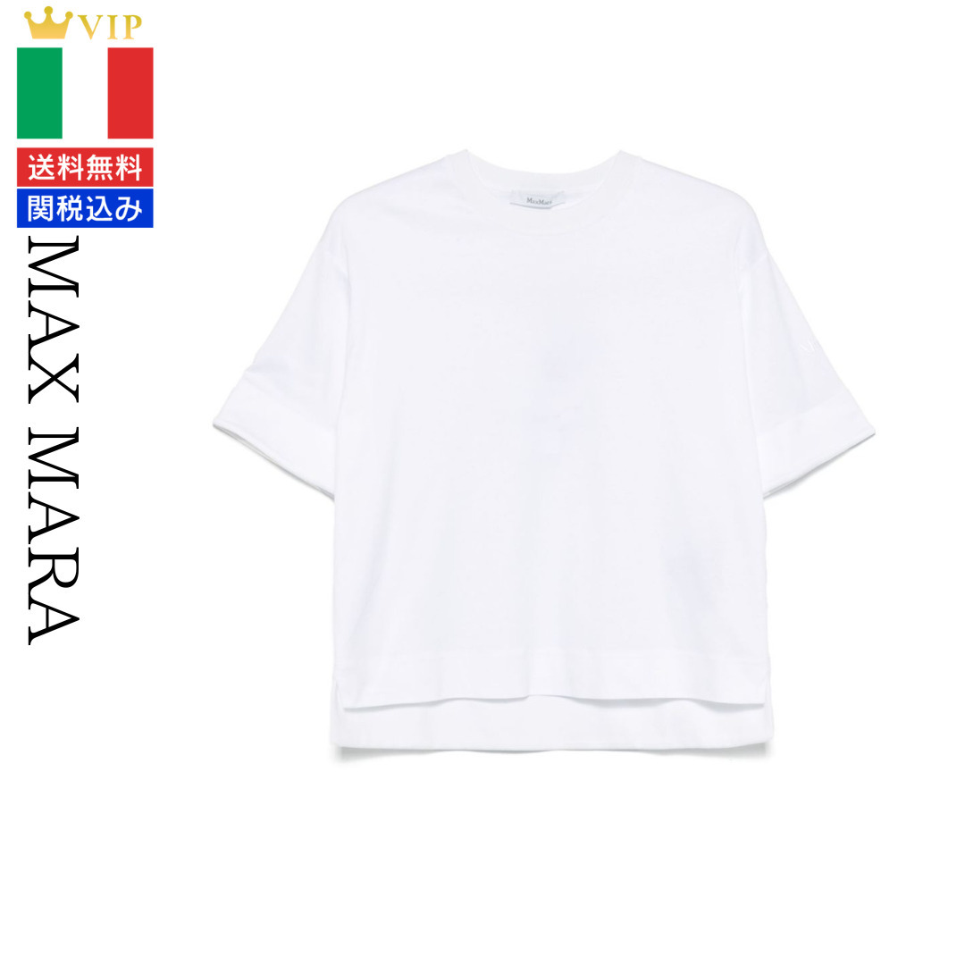VIP【送料関税込】MAX MARA LOGO COTTON T-SHIRT