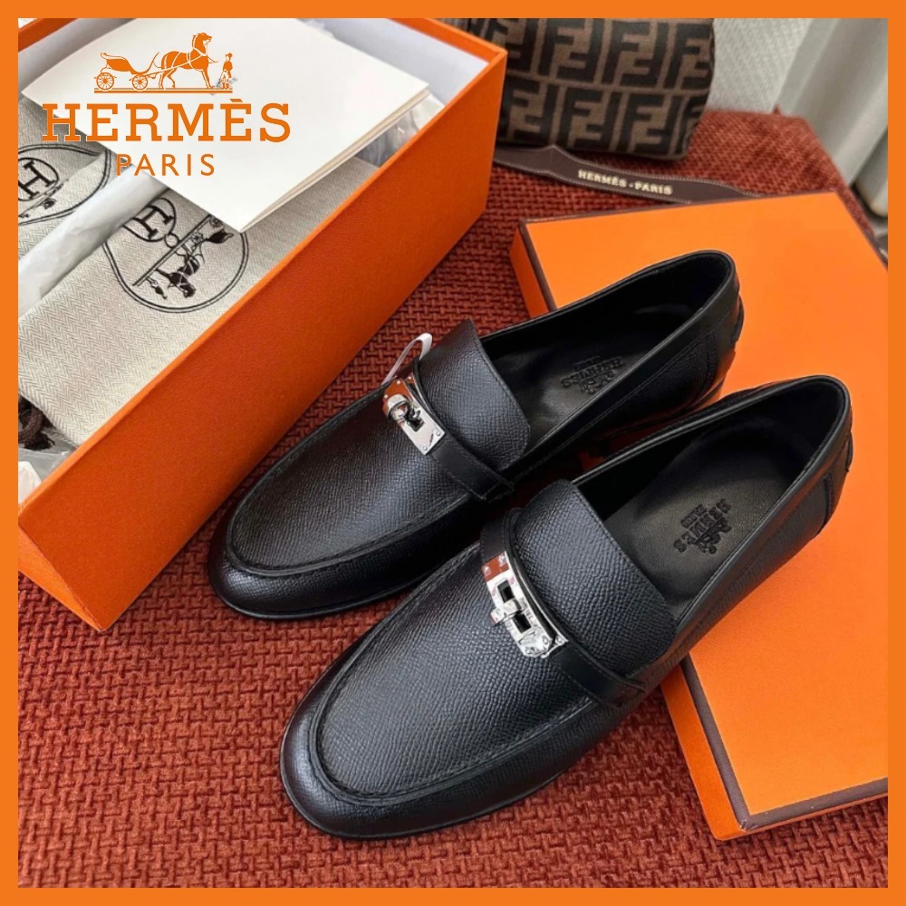 上品な履き心地♪ エルメス★ モカシン ローファー Icone 新色登場♪上品な足元に☆】HERMES Icone モカシンローファー