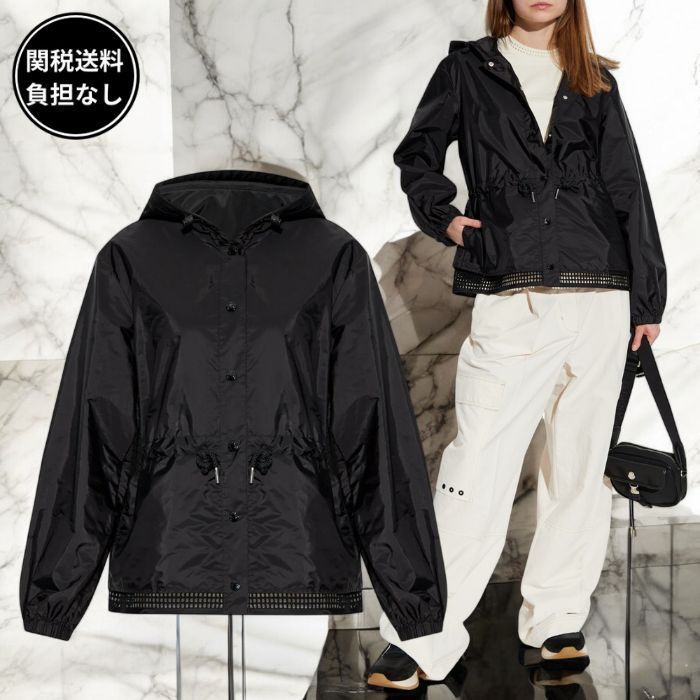 MONCLER Rochebonne ジャケット レース付き Black 関税送料込