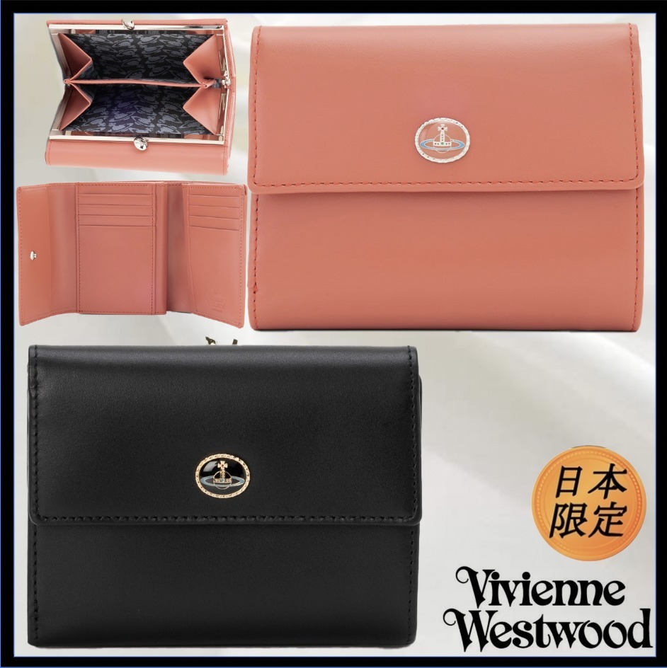 【日本限定★VivienneWestwood】VINTAGE ORB 口金二つ折り財布
