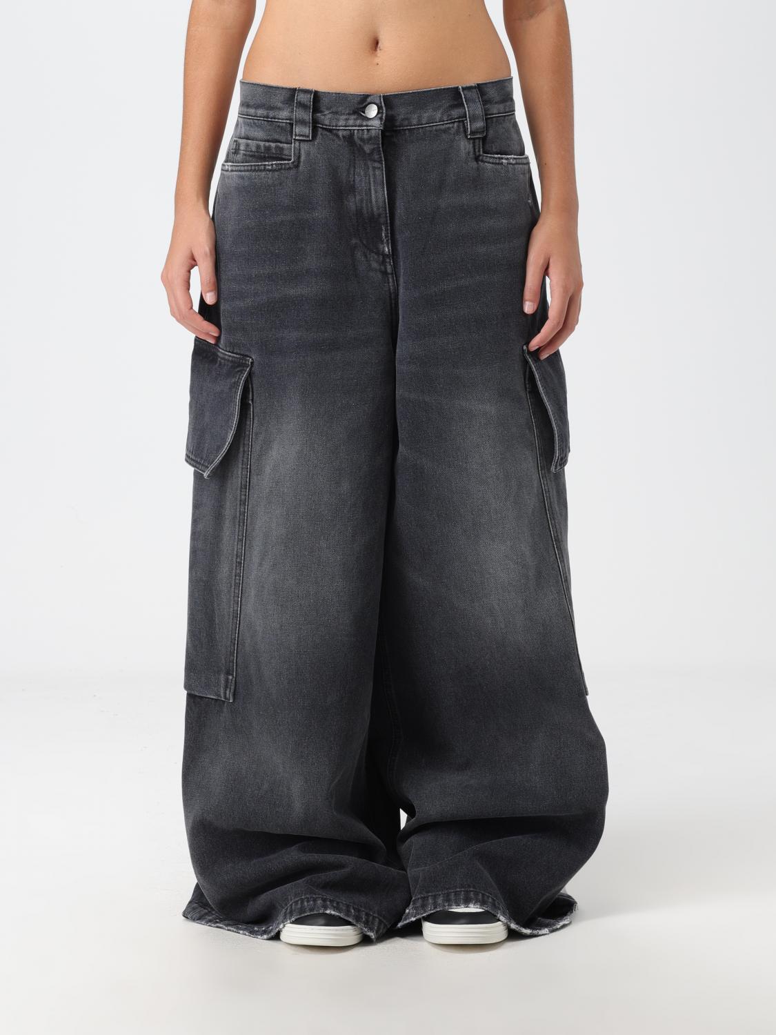 デニム・ジーパン PALM ANGELS Woman Jeans Black PWYB030F23DEN002 1060