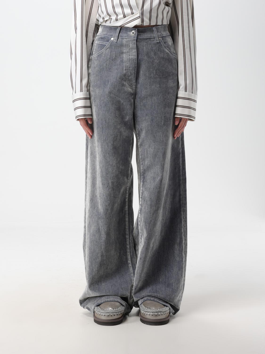 パンツ MSGM Woman Pants Grey 3542MDP239L237984 96