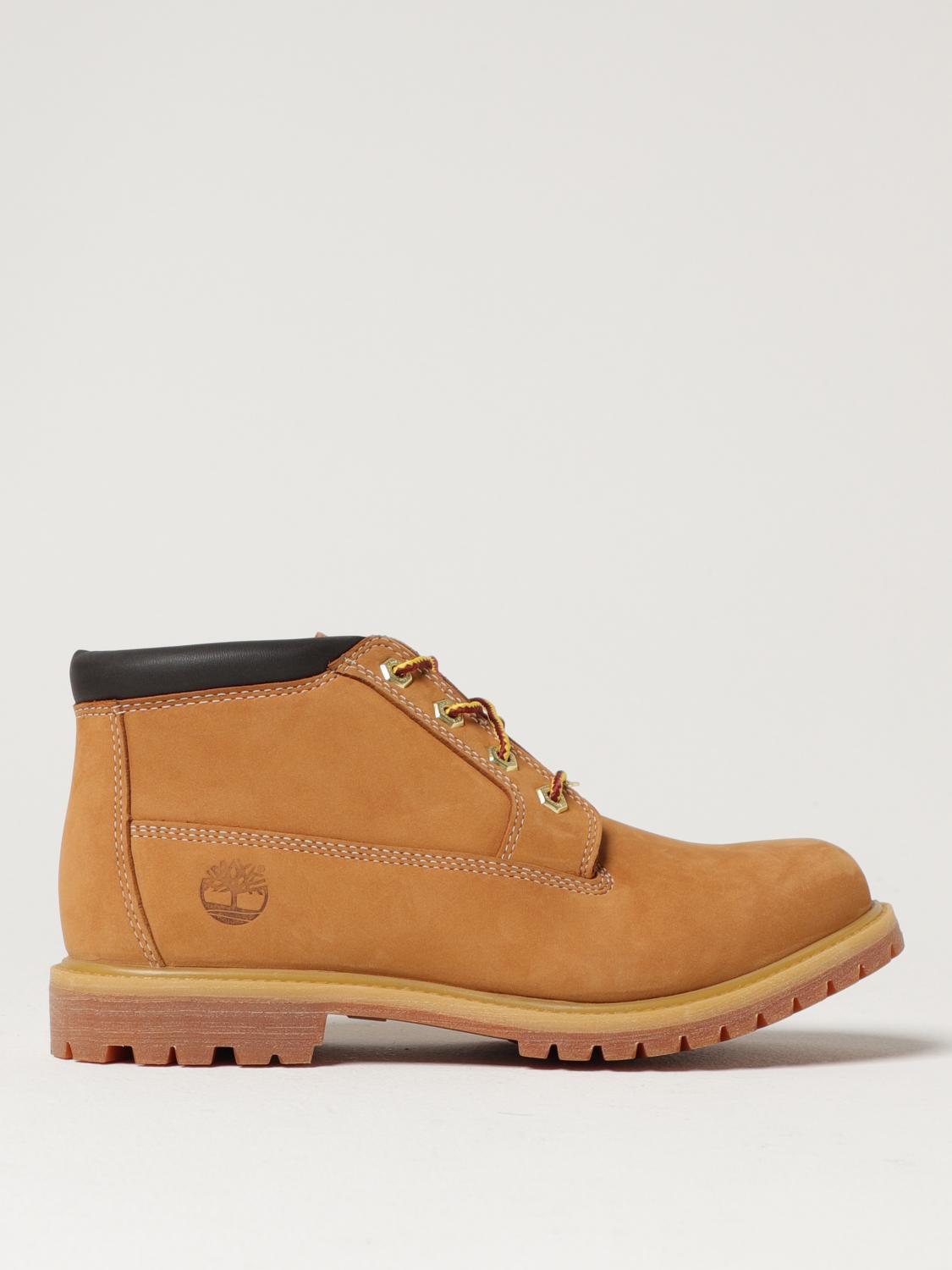 ショートブーツ・ブーティ TIMBERLAND Woman Flat ankle boots Beige TB0233997131 WHEAT