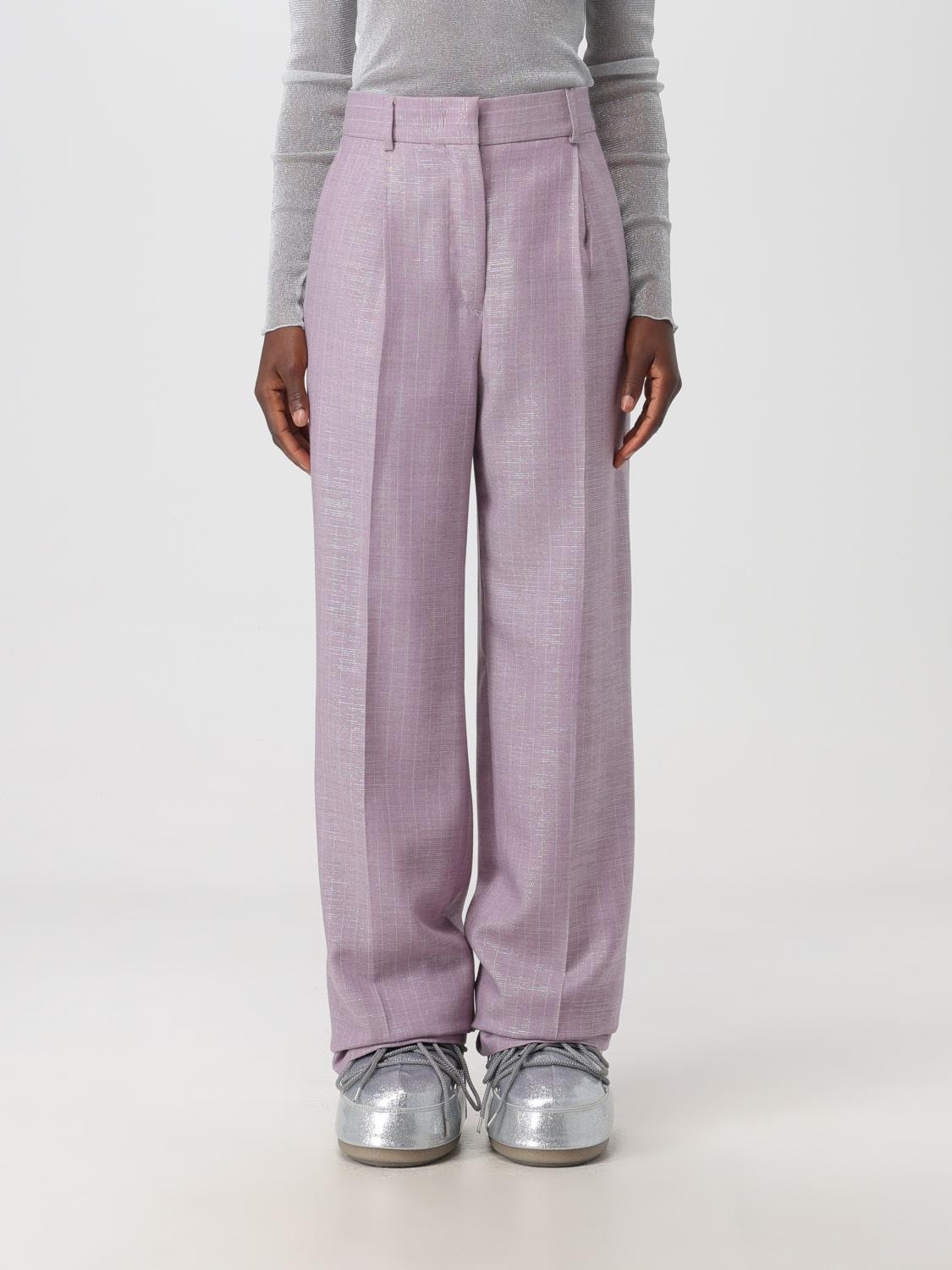 パンツ MSGM Woman Pants Lilac 3542MDP18237814 70