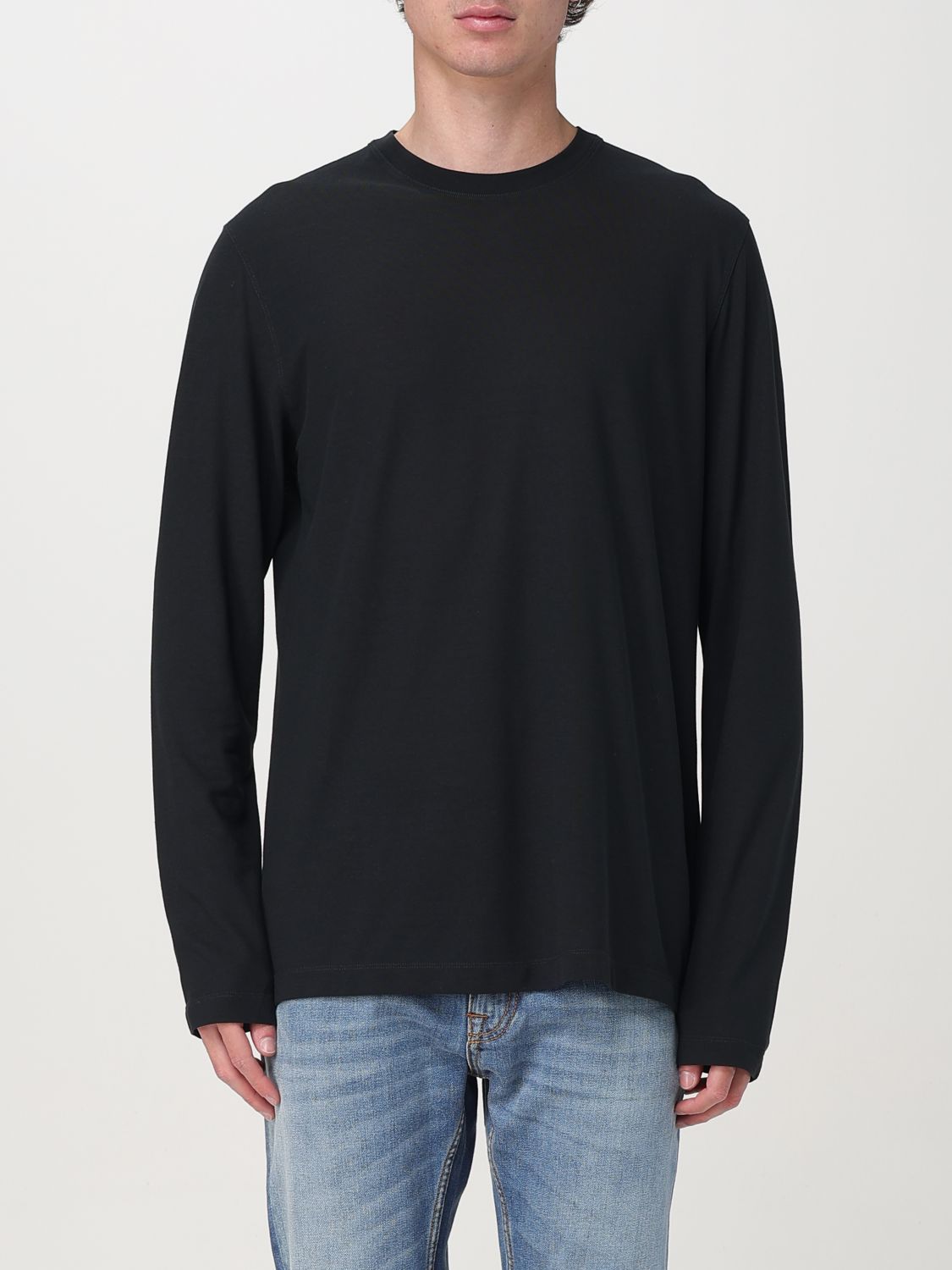 Tシャツ・カットソー ZANONE Men T-shirt Black 815204ZG380 Z0015