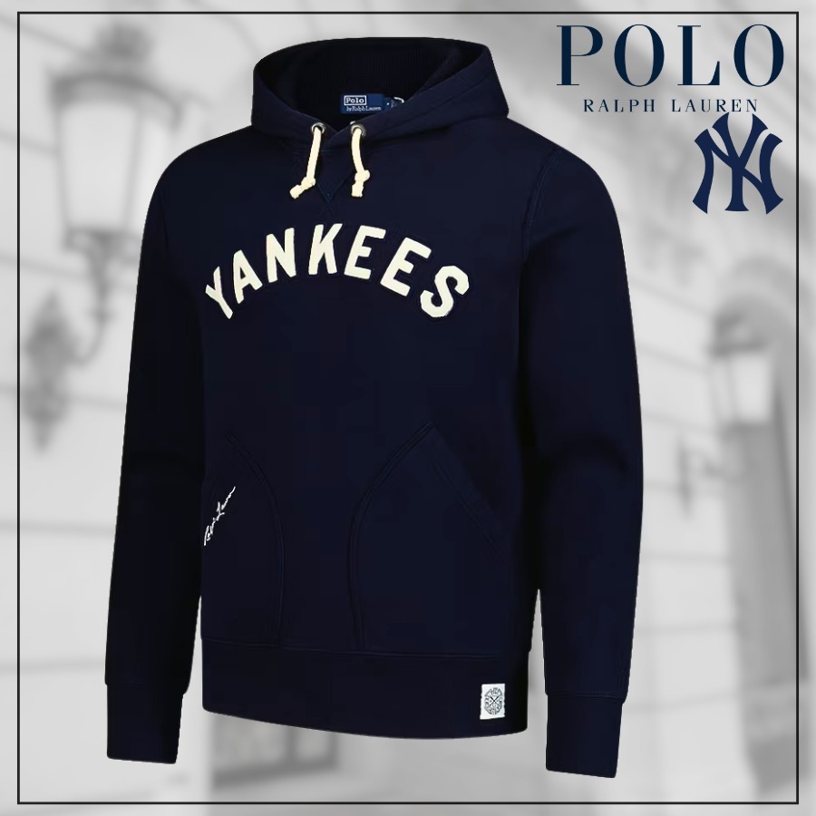 【POLO RALPHLAUREN×ヤンキース コラボ 】プルオーバーパーカー