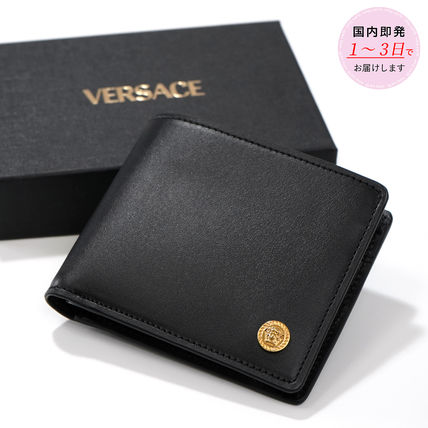 bb ブラック（黒）系 VERSACE(ヴェルサーチェ) 折りたたみ財布