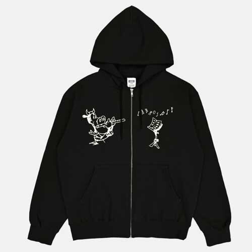 【LABROS】Melodic Cow Zip Up Hoodie 韓国 R5841
