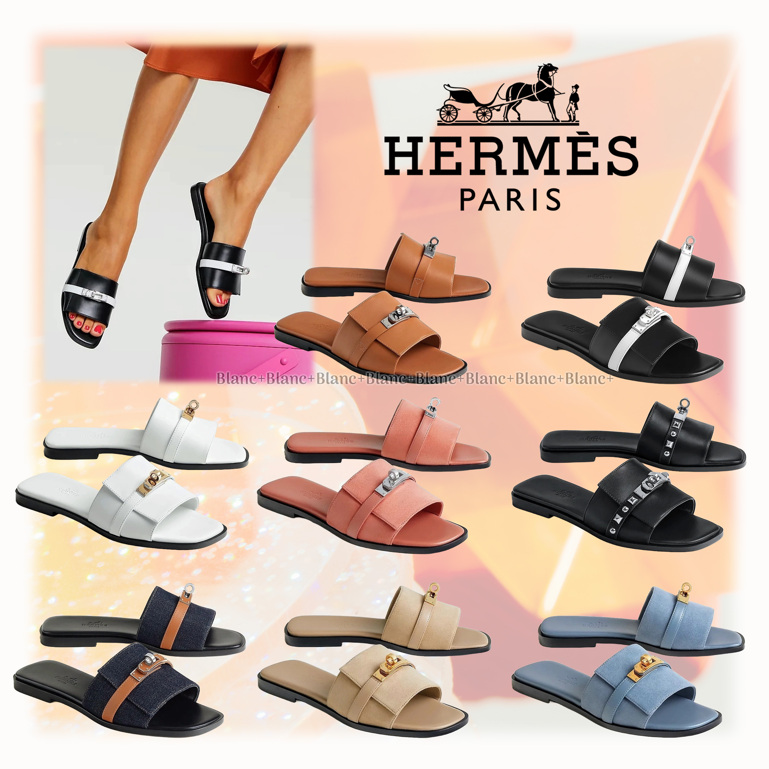 人気のデザイン♪【HERMES】ジュリアサンダル