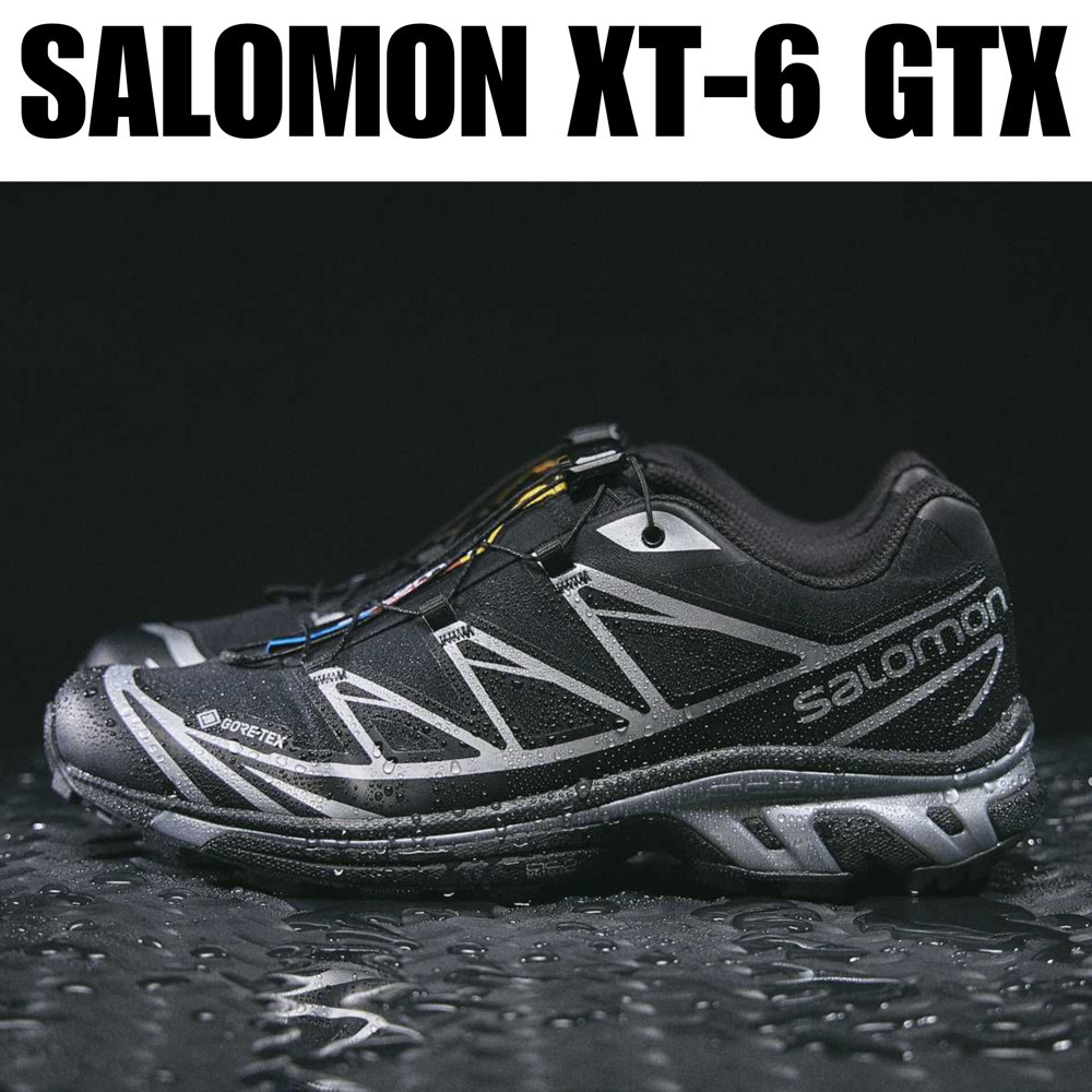 ★国内発送★ SALOMON サロモン XT-6 GTX ★BLACK ★男女OK