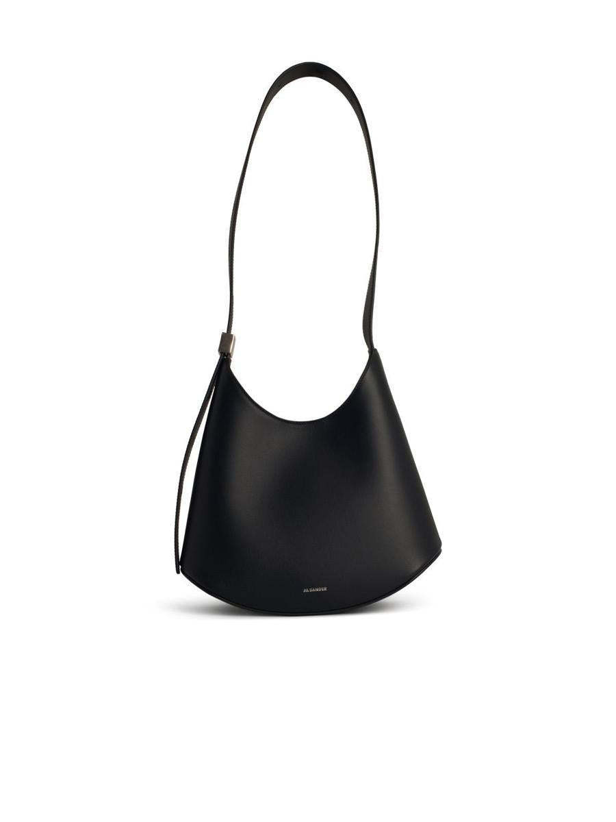 【関税＆送料込み】Jil Sander 'Eldorado' Black Leather Cros