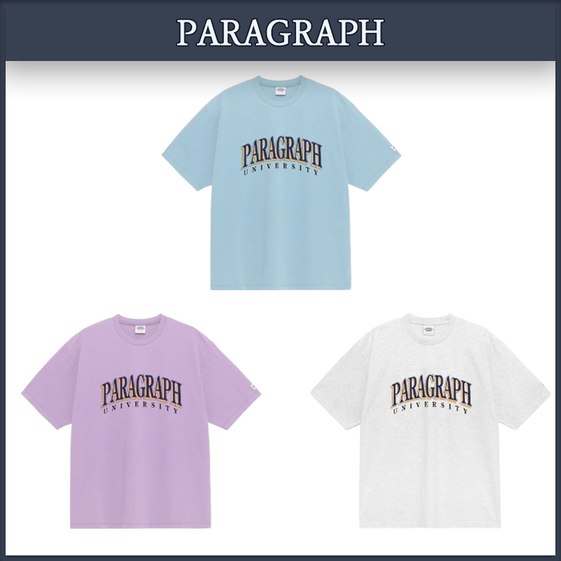 【Paragraph】★送料・関税込★25SSユニバーシティTシャツ